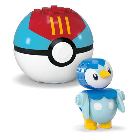 Zestaw do budowania pokemonów Mattel Mega Construct - Piplup i Togepi