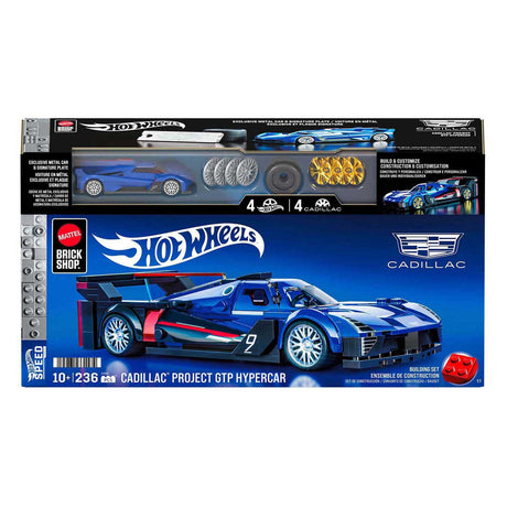 Zestaw do budowania Cadillac 1:32 Hot Wheels Brick Shop Speed ​​​​Series - 236 sztuk.