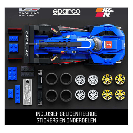 Zestaw do budowania Cadillac 1:32 Hot Wheels Brick Shop Speed ​​​​Series - 236 sztuk.