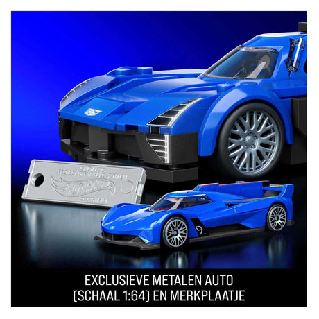 Zestaw do budowania Cadillac 1:32 Hot Wheels Brick Shop Speed ​​​​Series - 236 sztuk.
