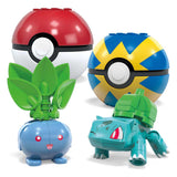 Mega Bloks Zestaw do budowania Pokémon Mega Construct - Bulbasaur, Turtwig, Hoppip i Oddish