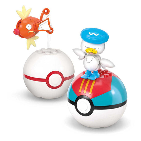 Zestaw do budowania pokemonów Mattel Mega Construct - Magikarp, Shellder i Quaxly