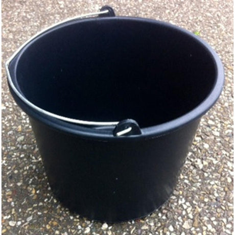 Produkty wiadro budowlane plastikowe czarne 12l