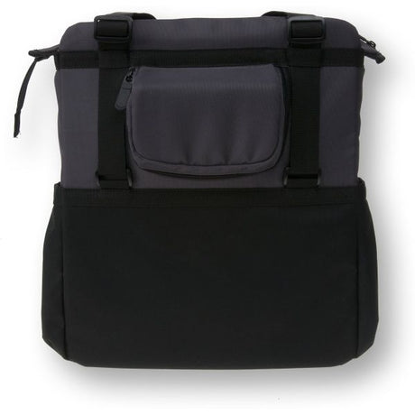 Basil Shopper XL - Sportowa i modna torba rowerowa na artykuły spożywcze i plażę, czarny antracyt, 20L