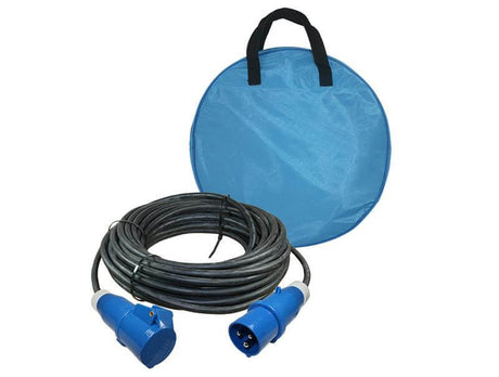 Ngk dostępne 10 metrów neoprenu 3x 1,5mm² - wtyczka CEE i gniazdo CEE - w torbie kablowej
