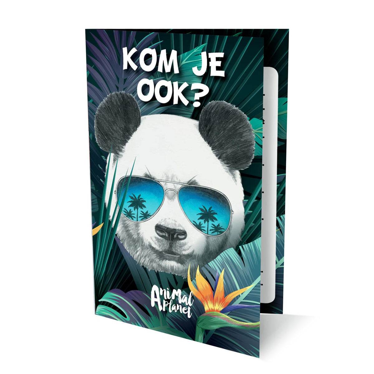 Zaproszenia Animal Planet Panda, 6 szt.