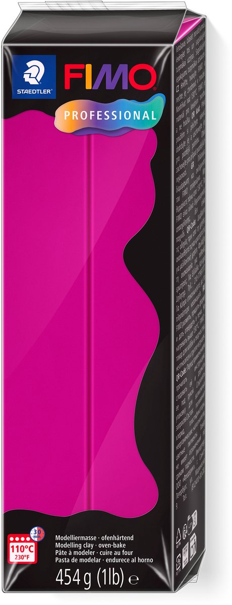 Profesjonalna glinka modelarska Fimo 454 g pierwotna magenta