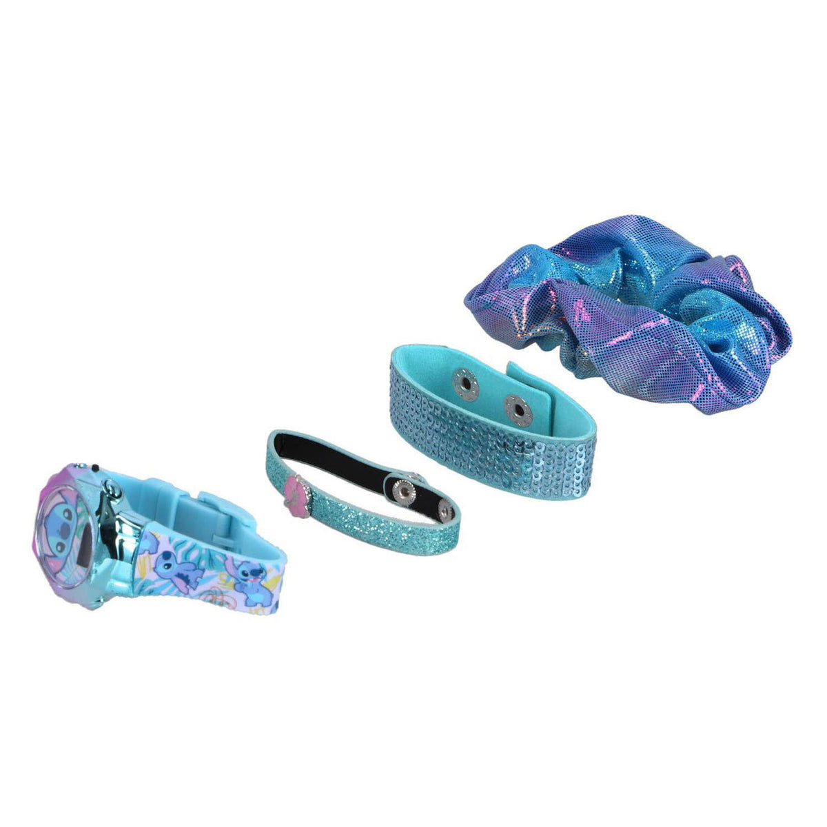 Zestaw prezentowy Accutime Stitch z zegarkiem i bransoletką - 4 szt.