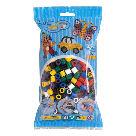 Mieszanka koralików do naprasowania Hama maxi - basic 500 szt.