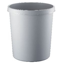 Kosz na śmieci helit 18 litrów w kolorze jasnoszarym