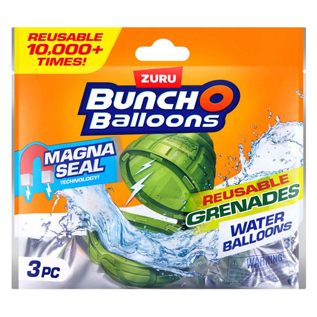 Magnetyczne granaty wodne wielokrotnego użytku Zuru-o-balloons, 3 szt
