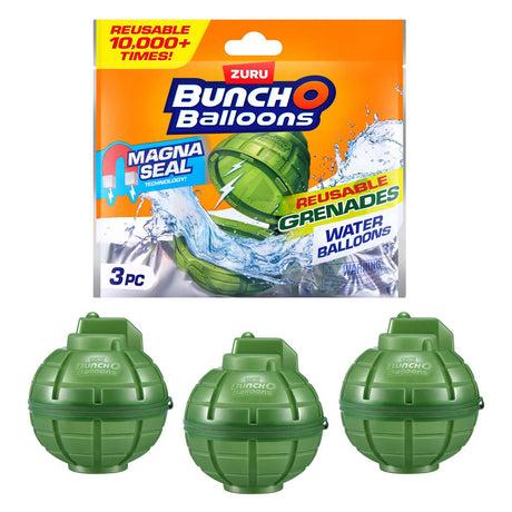 Magnetyczne granaty wodne wielokrotnego użytku Zuru-o-balloons, 3 szt