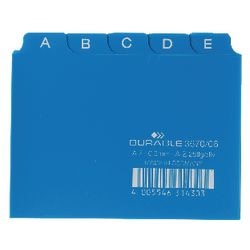 Przekładki trwałe tworzywo sztuczne a7 7,4x10,5cm żółte 25 sztuk