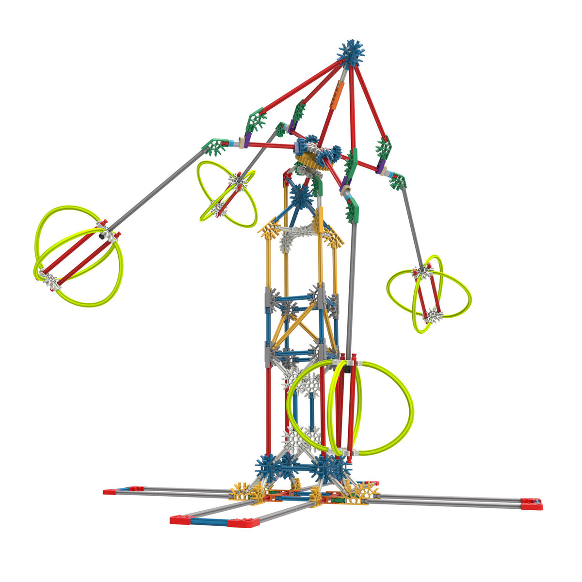 Zestaw konstrukcyjny K'nex 100 modeli, 863 elementy.