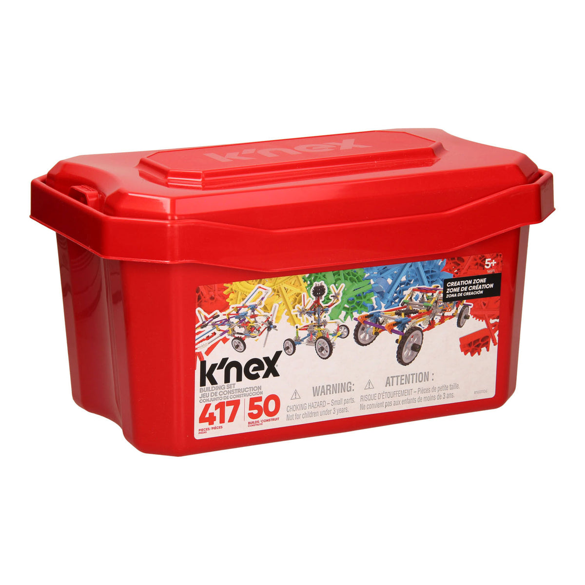 K'Nex Bouwset Creation Zone 50 Modele, 417dlg.