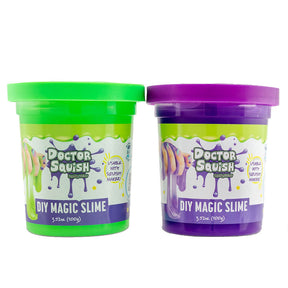 Boti Doctor Squish Slime Value Pack - zielony i fioletowy, 240 gramów