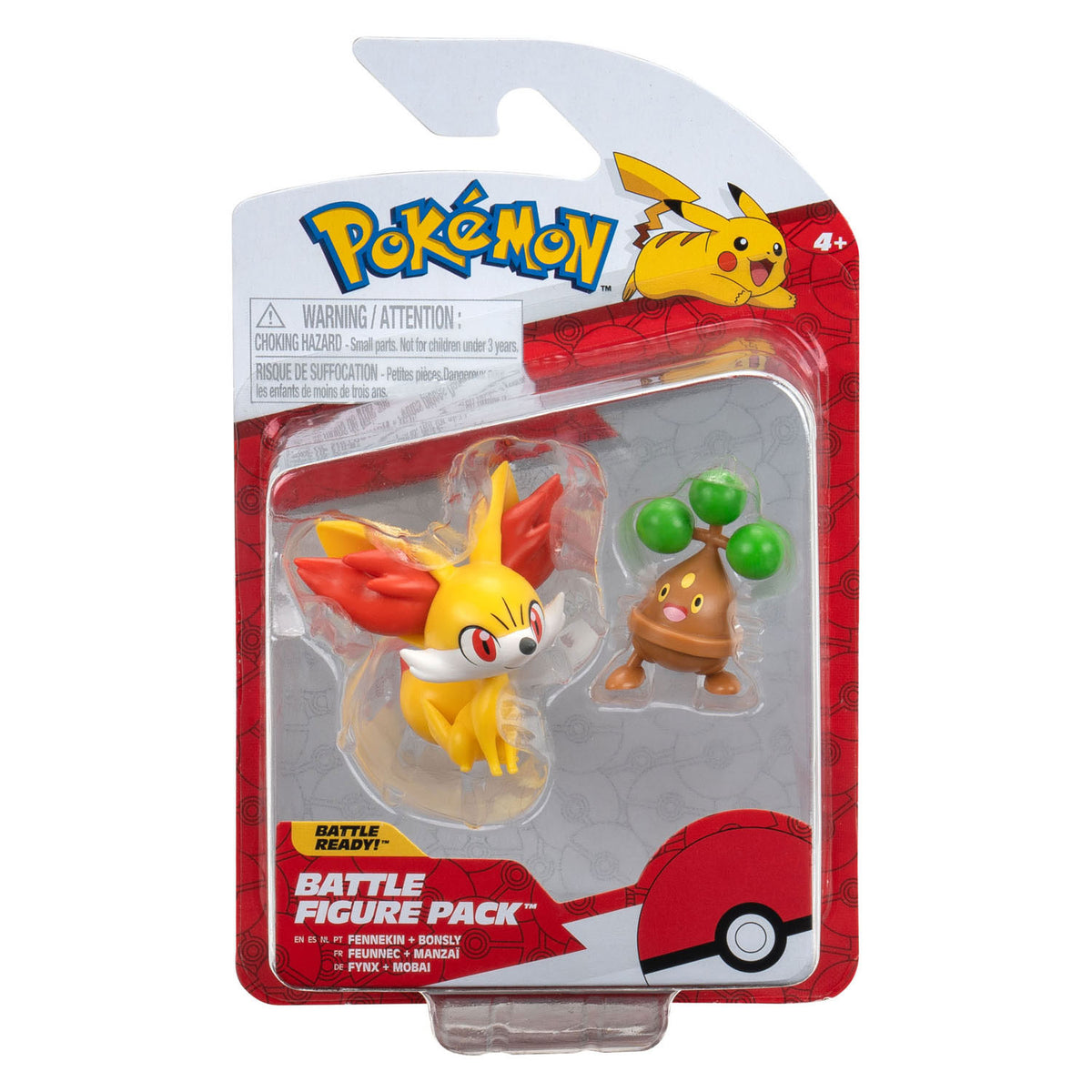 Boti Pokémon Battle Figures - Fennicin Bossly, 2.