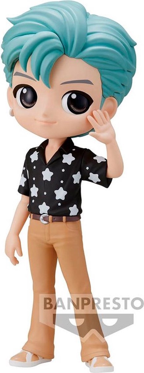 Bandai namco bandai bts tiny tan rm dynamite ver a qposket figure żółta