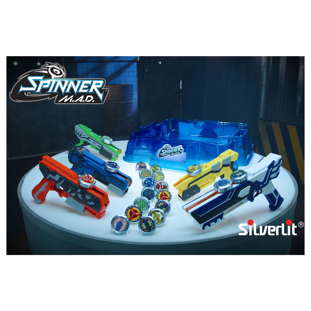 Silverlit M.A.D. Deluxe Battle Pack z areną