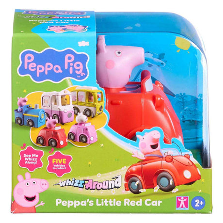 Świnka Peppa Spectron świstuje - mały czerwony samochodzik Peppy