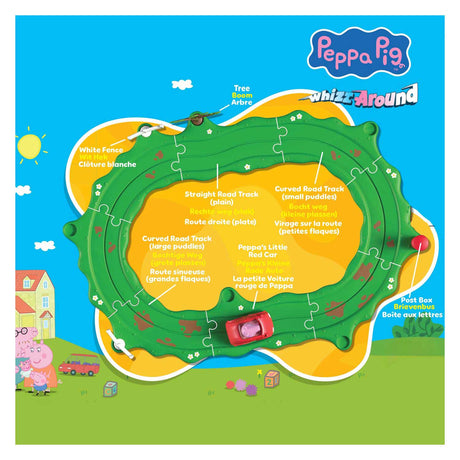 Gear2play Świnka Peppa śmigaj po okolicy – mały czerwony samochodzik Peppy