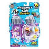 Zabawki łosia mrbeast swarms seria kapsułek fusion 3 - 6 szt.
