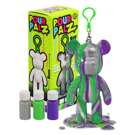 Mini brelok do kluczy z misiem Spectron pour palz paint