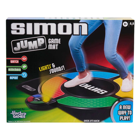 Po prostu zagraj w matę do gry Simon Jump - elektroniczną matę do skakania z lekkim dźwiękiem - aktywną grę pamięciową