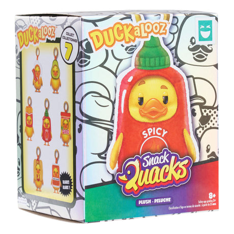 Po prostu zagraj w pluszowy breloczek Happy Haul duckalooz z przekąskami