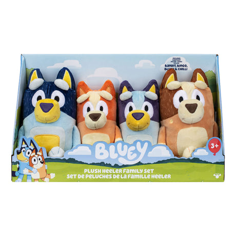 Zestaw pluszowych przytulanek Moose Toys Bluey - 4 szt.