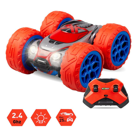 Exost rc 360 cross MX czerwony - samochód zdalnie sterowany - sterowany samochód - świecące reflektory