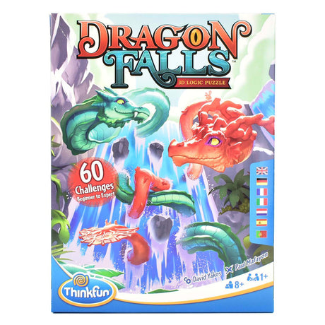 Thinkfun Dragon Falls łamigłówka 3D, 60 wyzwań