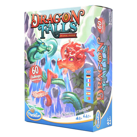 Thinkfun Dragon Falls łamigłówka 3D, 60 wyzwań