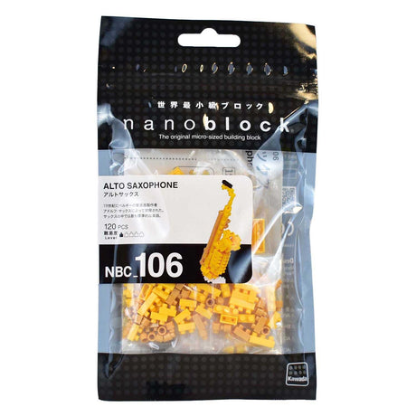 Zestaw konstrukcyjny do saksofonu Nanoblock nano block - 120 szt.