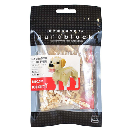 Zestaw klocków Nanoblock nano labrador retriever - 140 szt.