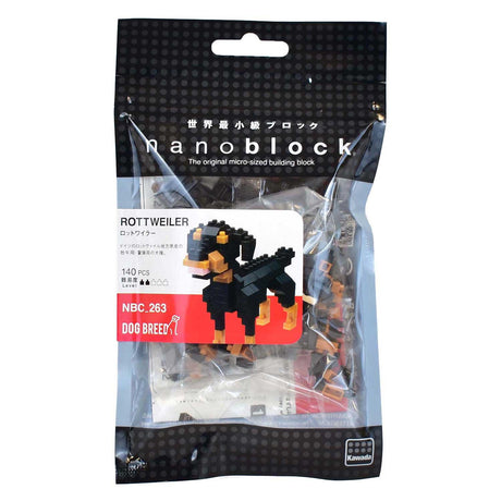 Zestaw klocków Nanoblock nano Rottweiler - 140 szt.
