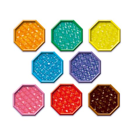 Zestaw koralików uzupełniających Aquabeads - 800 koralików jubilerskich w 8 kolorach