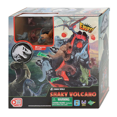 Gry z epoki Jurassic World Shaky Volcano dziecięca zabawa