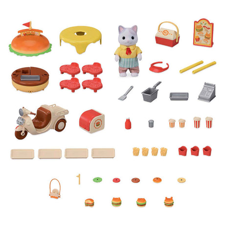 Stoisko z hamburgerami 5757 rodzin Sylvanian