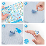 Zestaw do rękodzieła Aquabeads słodkie akcesoria - kompletny zestaw do rękodzieła 700 koralików w 31 kolorach