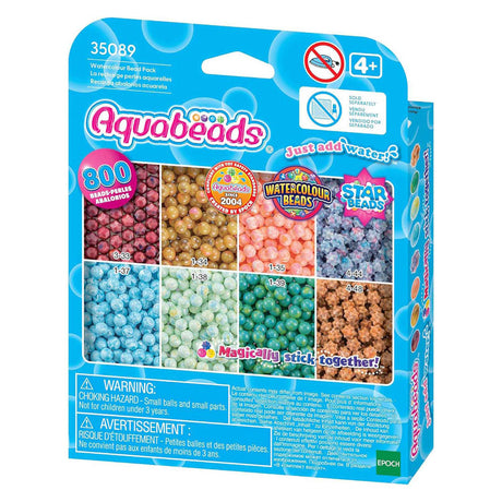 Koraliki uzupełniające Aquabeads wielokolorowa mieszanka pereł - wiele kolorów w 1 perle - koraliki akwarelowe - 800 perełek