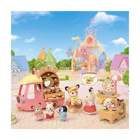 Sylvanian Family 5808 wózek z dipami na pączki