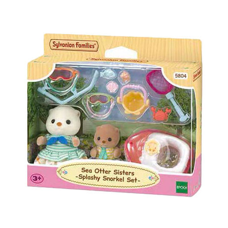 Sylvanian Family 5804 siostry wydry morskiej – zestaw z pluszową fajką