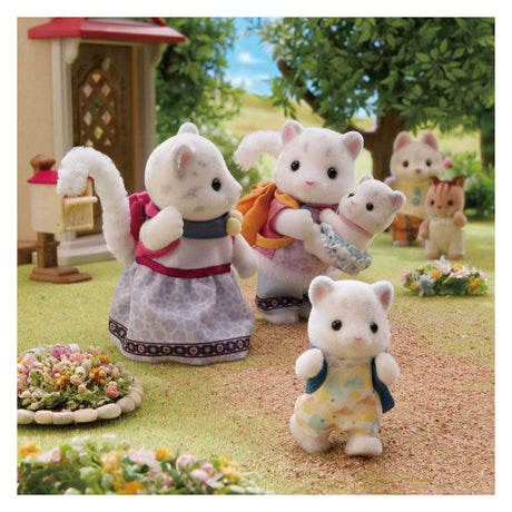 Rodziny Sylvanii Rodzina lampartów śnieżnych - 4 aksamitnie miękkie figurki - 5814