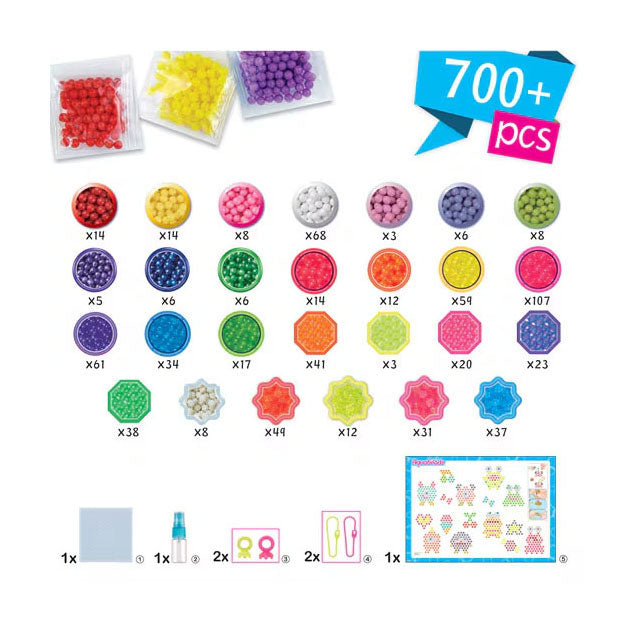 Zestaw neonowych szalonych potworów Aquabeads