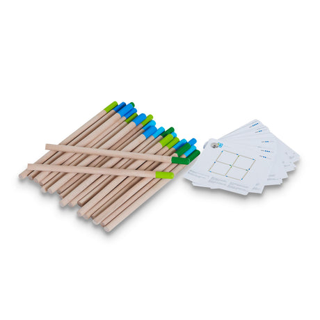 Puzzle Bs Toys Match - drewno - od 8 lat - 30 możliwości - gra edukacyjna