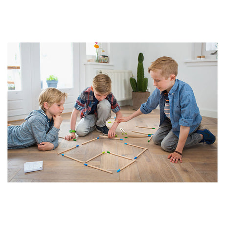 Puzzle Bs Toys Match - drewno - od 8 lat - 30 możliwości - gra edukacyjna