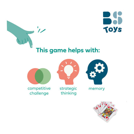 Bs Toys duże karty do gry, 54 szt.