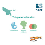 BS Toys drewniane narty biegowe dla dwóch osób