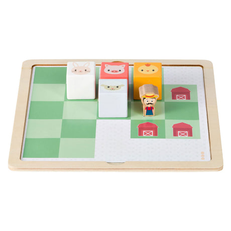 Bs toys houten boerenerf shuffle spel